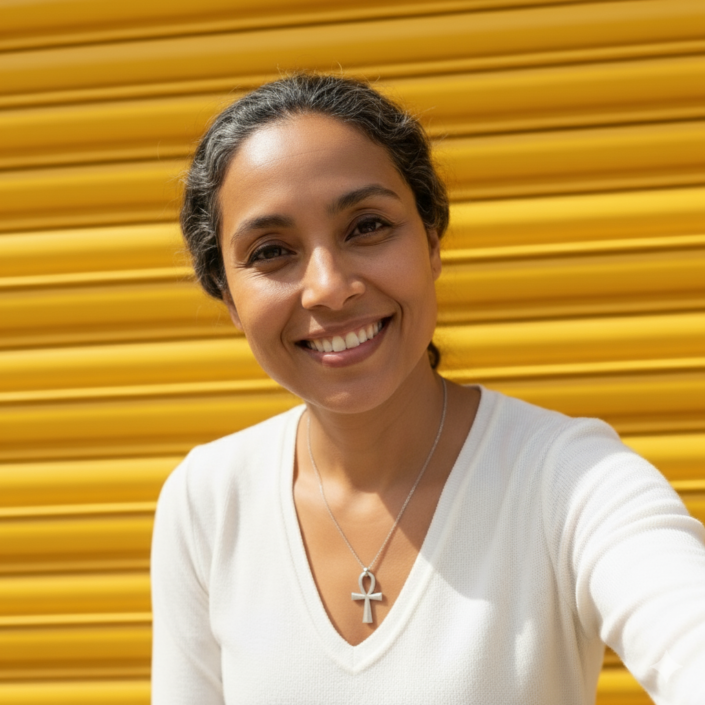 MayaSelfieYellowAnhk